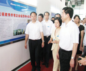 时任长沙市委书记陈润儿市长张剑飞视察牛耳